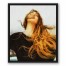 Windy City Girl 20x24 Black Floating Framed Canvas