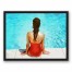 Reflect 18x24 Black Floating Framed Canvas