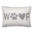 Woof Love 14x20 Spun Poly Pillow