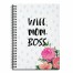 Wife Mom Boss 6x8 Ruled Spiral Notebook