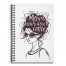 Mom Hair Don't Care 6x8 Ruled Spiral Notebook