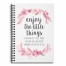 Enjoy the Little Things 6x8 Ruled Spiral Notebook