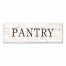 Farmhouse Pantry Sign 12x36 Canvas Wall Art
