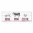 Farmhouse Oink, Moo, Cluck Sign 12x36 Canvas Wall Art