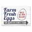 Farm Fresh Eggs 12x18 Personalized Canvas Wall Art