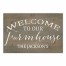 Welcome to Our Farmhouse 12x18 Personalized Canvas Wall Art