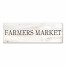 Farmers Market Sign 12x36 Canvas Wall Art