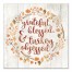 Grateful, Blessed & Turkey Obsessed 16x16 Canvas Wall Art