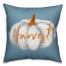 Havest White Pumpkin 18x18 Spun Poly Pillow
