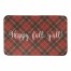Happy Fall Y'all Plaid 34x21 Bath Mat