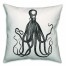 Gray Octopus 18x18 Indoor / Outdoor Pillow