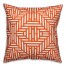 Orange Aztec 18x18 Indoor / Outdoor Pillow