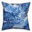 Blue Watercolor Fronds 18x18 Indoor / Outdoor Pillow
