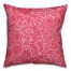 White and Pink Florals 18x18 Indoor / Outdoor Pillow