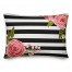 Floral Mod Stripes 14x20 Indoor / Outdoor Pillow