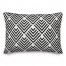 Black Geometric Arrow 14x20 Indoor / Outdoor Pillow
