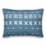 Cool Blue Tribal Pattern 14x20 Indoor / Outdoor Pillow