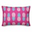 Pink and Blue Pineapples 14x20 Indoor / Outdoor Pillow
