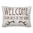 Welcome to Our Neck of the Woods 14x20 Indoor / Outdoor Pillow
