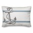 Gray Seaside Anchor 14x20 Indoor / Outdoor Pillow