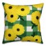 Yellow Daisy Buffalo Check 18x18 Indoor / Outdoor Pillow