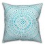 Blue Circle Pattern 18x18 Indoor / Outdoor Pillow