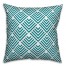 Teal Geometric Arrow 18x18 Indoor / Outdoor Pillow