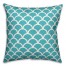 Blue Scallop Pattern 18x18 Indoor / Outdoor Pillow