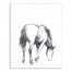 Grazing Horse Sketch 16x20 Canvas Wall Art