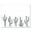A Line of Cactus 16x20 Canvas Wall Art