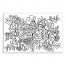 Rose Bush Sketch 20x30 Canvas Wall Art