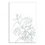 Roses Sketch 20x30 Canvas Wall Art
