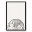 Rising Moon 24x36 Black Floating Framed Canvas
