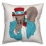 Star Spangled Squirrel 18x18 Indoor / Outdoor Pillow