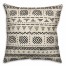 Beige Mudcloth Pattern 18x18 Spun Poly Pillow