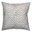 Gray Diamond Southwest Pattern 18x18 Spun Poly Pillow