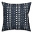 Navy Blue Mudcloth Pattern 18x18 Spun Poly Pillow