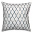 Slate Fishnet Pattern 18x18 Spun Poly Pillow