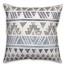 Gray and Blue Aztec 18x18 Spun Poly Pillow