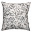 Gray Leaf Lattice 18x18 Spun Poly Pillow