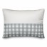 Blue and Gray Gingham 14x20 Spun Poly Pillow