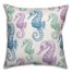 Pastel Seahorses 18x18 Indoor / Outdoor Pillow