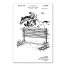 Vintage Horse Jumping Patent 20x30 Canvas Wall Art