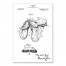 Vintage Saddle Patent Sketch 20x30 Canvas Wall Art