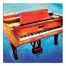 Painted Jazz Piano 20x20 Canvas Wall Art