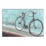 Painted Black Bike 20x30 Canvas Wall Art