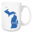 Michigan State Pride Detriot Love 15 oz Mug