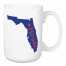 Florida State Pride Gainesville Love 15 oz Mug