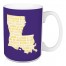 Go Louisiana 15 oz Mug