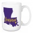Louisiana State Pride Baton Rouge Love 15 oz Mug